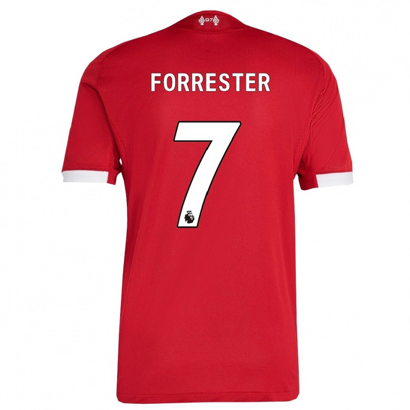 Danxen Herren La'more Forrester #7 Rot Weiß Heimtrikot Trikot 2025/26 T-Shirt Schweiz