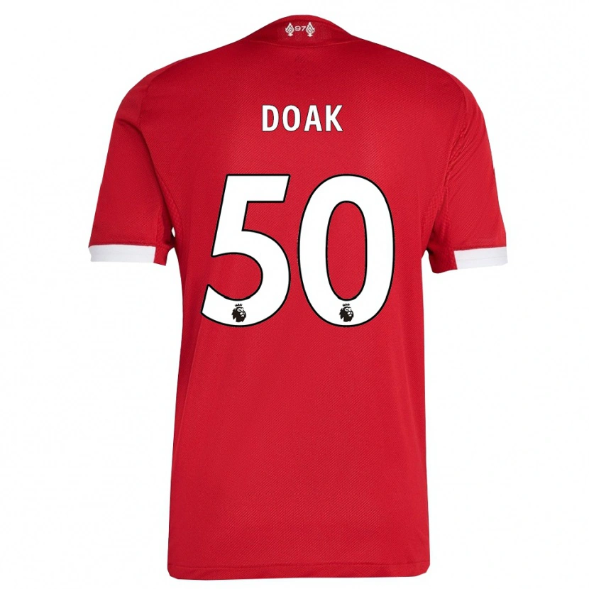 Danxen Herren Ben Doak #50 Rot Weiß Heimtrikot Trikot 2025/26 T-Shirt Schweiz