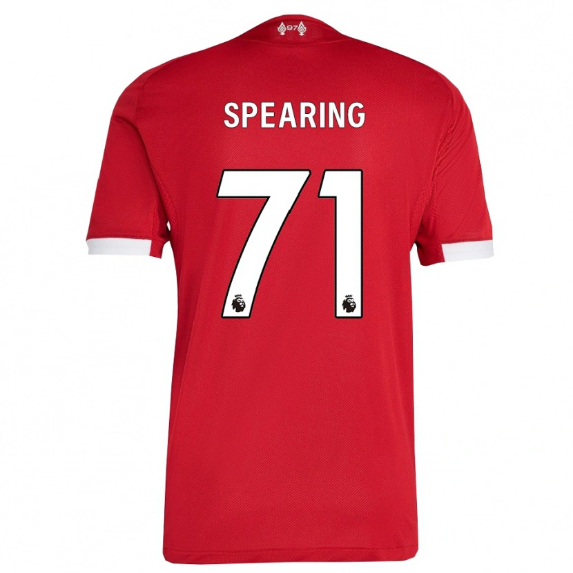 Danxen Herren Jay Spearing #71 Rot Weiß Heimtrikot Trikot 2025/26 T-Shirt Schweiz