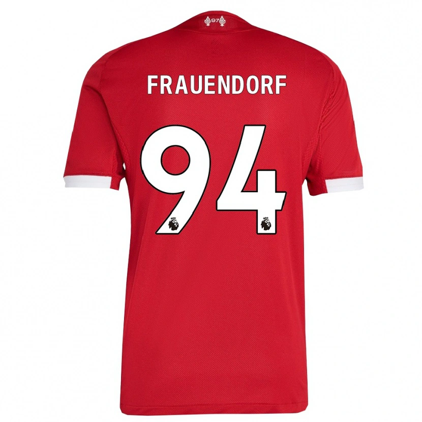 Danxen Herren Melkamu Frauendorf #94 Rot Weiß Heimtrikot Trikot 2025/26 T-Shirt Schweiz