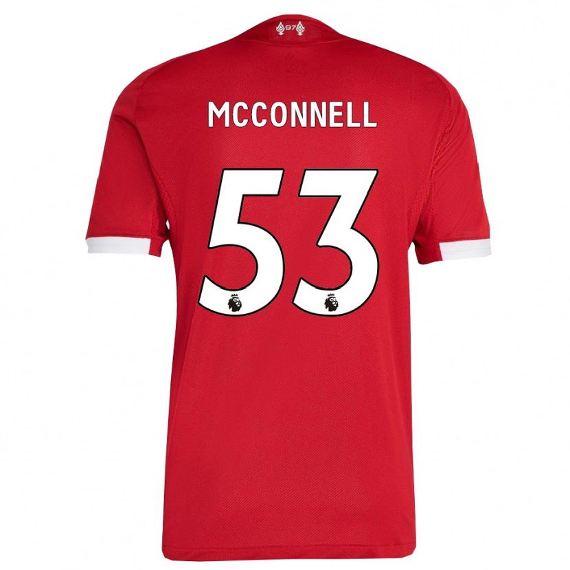 Danxen Herren James Mcconnell #53 Rot Weiß Heimtrikot Trikot 2025/26 T-Shirt Schweiz