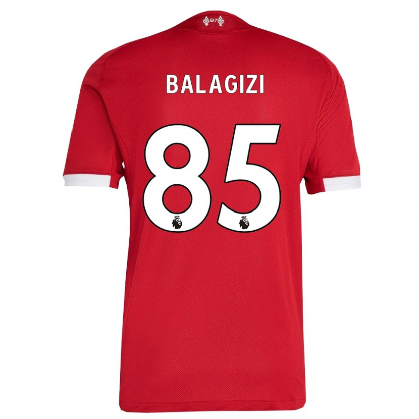 Danxen Herren James Balagizi #85 Rot Weiß Heimtrikot Trikot 2025/26 T-Shirt Schweiz