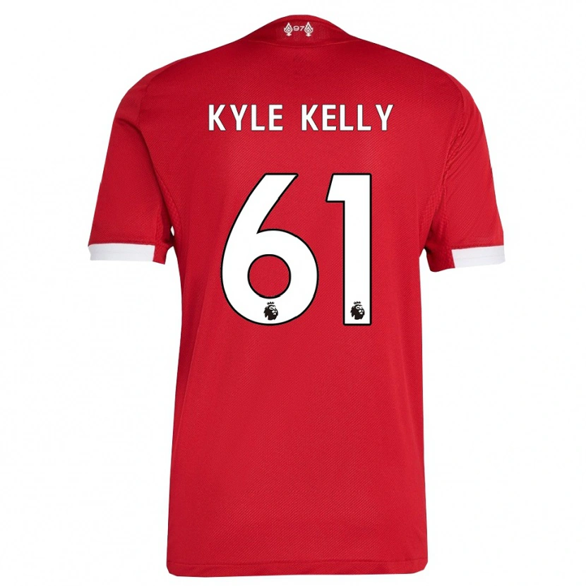 Danxen Herren Kyle Kelly #61 Rot Weiß Heimtrikot Trikot 2025/26 T-Shirt Schweiz