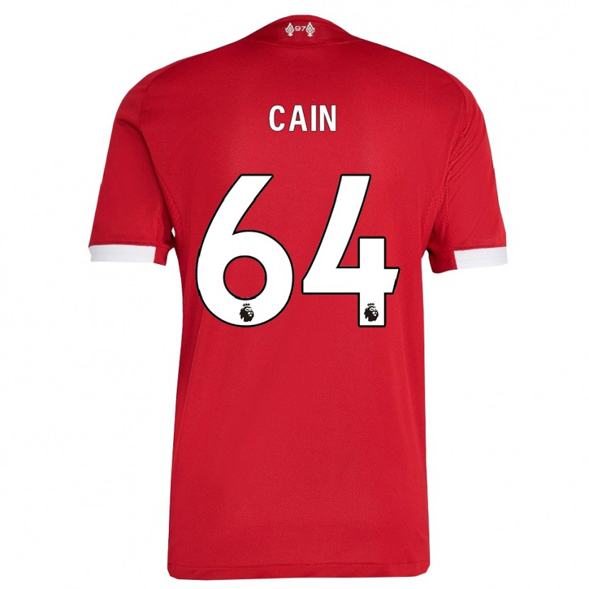 Danxen Herren Jake Cain #64 Rot Weiß Heimtrikot Trikot 2025/26 T-Shirt Schweiz