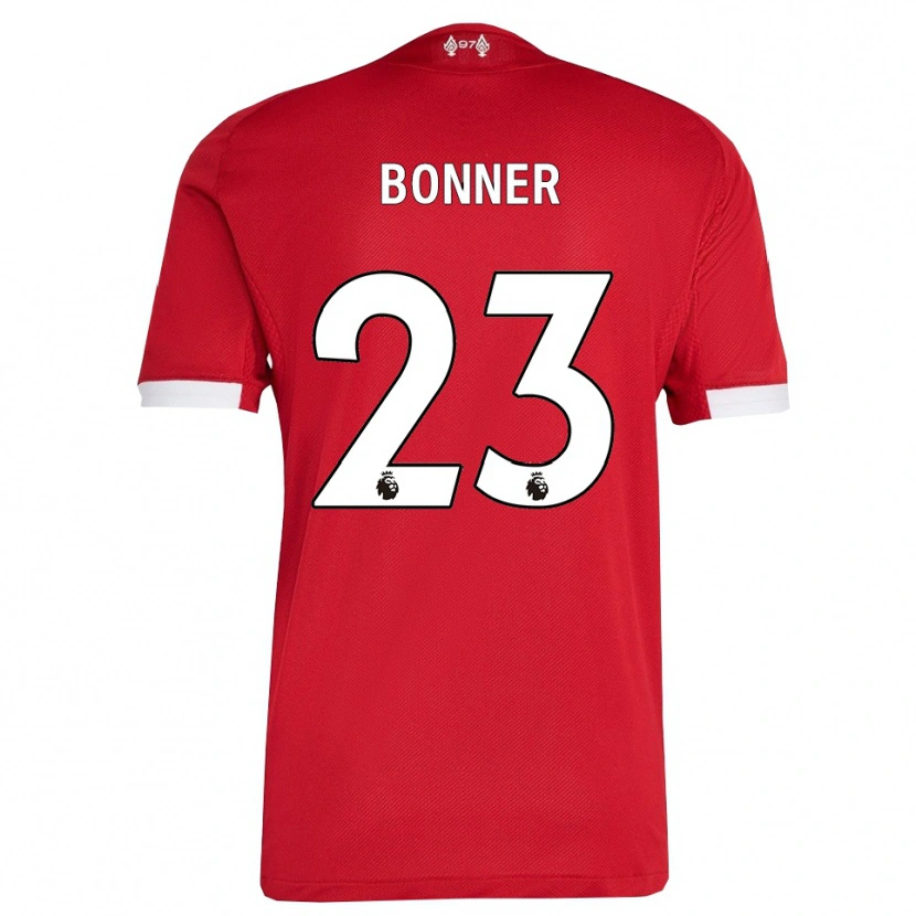Danxen Herren Gemma Bonner #23 Rot Weiß Heimtrikot Trikot 2025/26 T-Shirt Schweiz