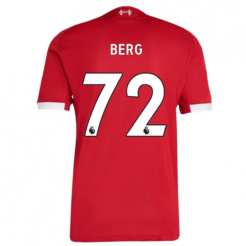 Danxen Herren Sepp Van Den Berg #72 Rot Weiß Heimtrikot Trikot 2025/26 T-Shirt Schweiz