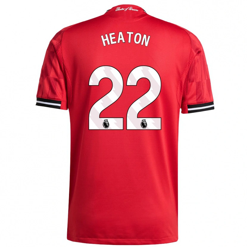 Danxen Herren Tom Heaton #22 Rot Schwarz Weiß Heimtrikot Trikot 2025/26 T-Shirt Schweiz