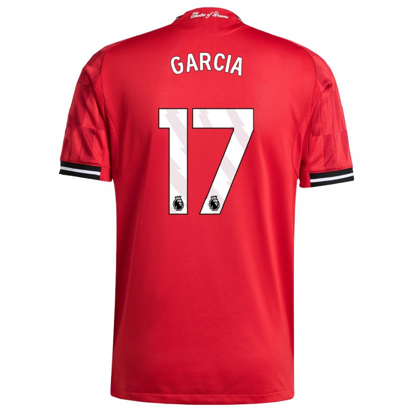 Danxen Herren Lucia Garcia #17 Rot Schwarz Weiß Heimtrikot Trikot 2025/26 T-Shirt Schweiz