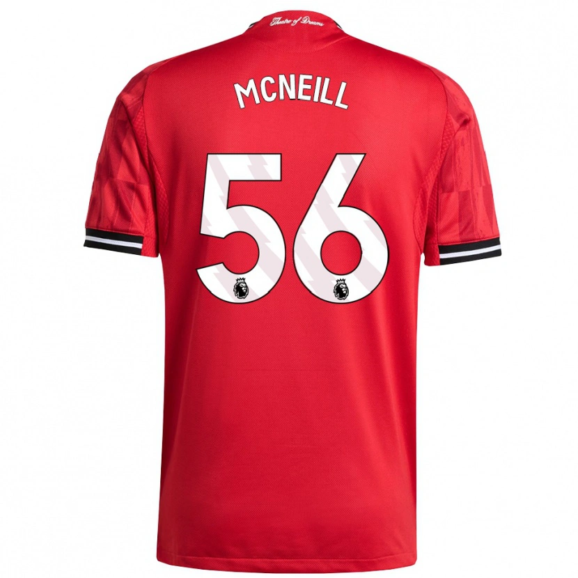 Danxen Herren Charlie Mcneill #56 Rot Schwarz Weiß Heimtrikot Trikot 2025/26 T-Shirt Schweiz