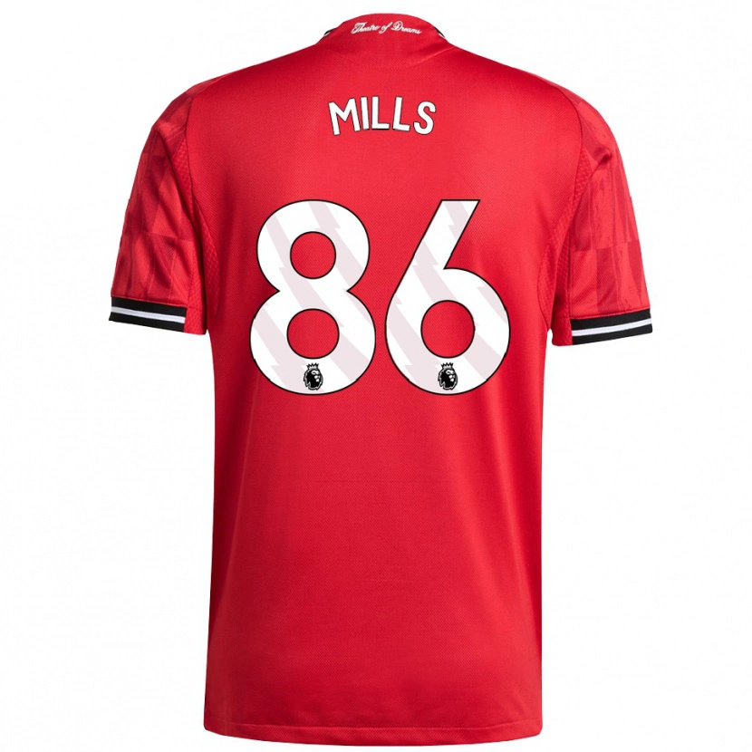 Danxen Herren Albert Mills #86 Rot Schwarz Weiß Heimtrikot Trikot 2025/26 T-Shirt Schweiz