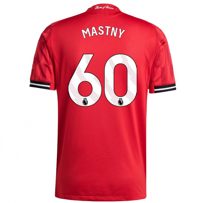 Danxen Herren Ondrej Mastny #60 Rot Schwarz Weiß Heimtrikot Trikot 2025/26 T-Shirt Schweiz