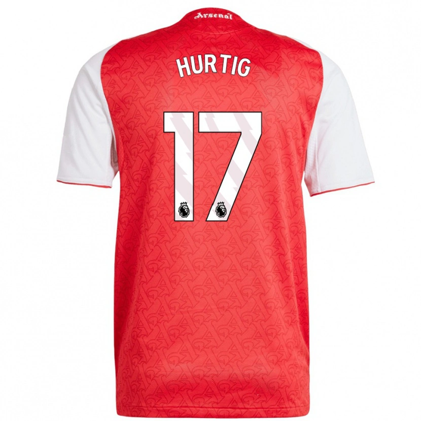 Danxen Herren Lina Hurtig #17 Rot Weiß Heimtrikot Trikot 2025/26 T-Shirt Schweiz