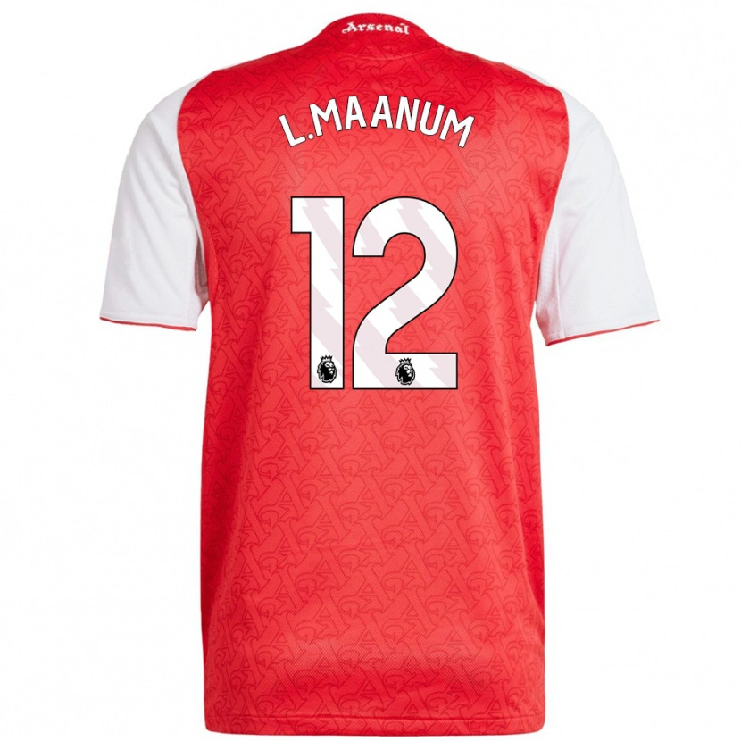 Danxen Herren Frida Maanum #12 Rot Weiß Heimtrikot Trikot 2025/26 T-Shirt Schweiz