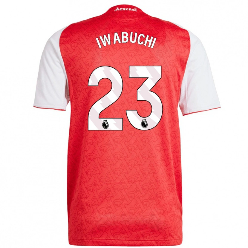 Danxen Herren Mana Iwabuchi #23 Rot Weiß Heimtrikot Trikot 2025/26 T-Shirt Schweiz