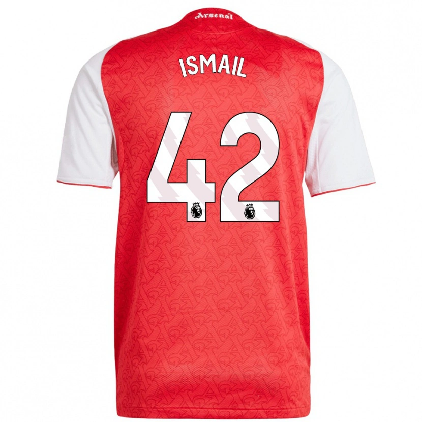 Danxen Herren Cam'ron Ismail #42 Rot Weiß Heimtrikot Trikot 2025/26 T-Shirt Schweiz