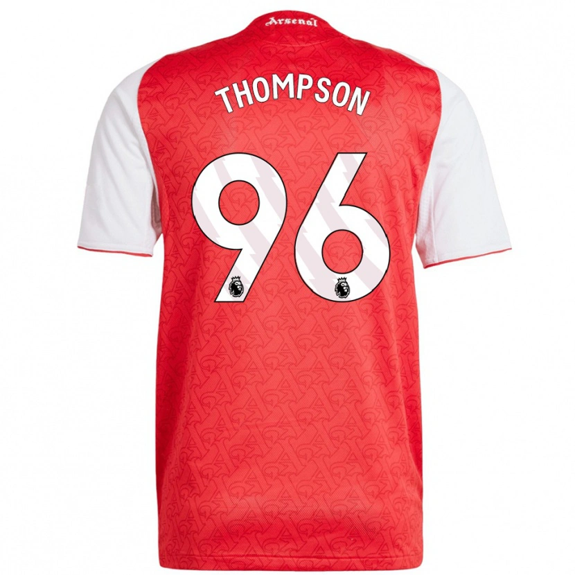 Danxen Herren Kyran Thompson #96 Rot Weiß Heimtrikot Trikot 2025/26 T-Shirt Schweiz