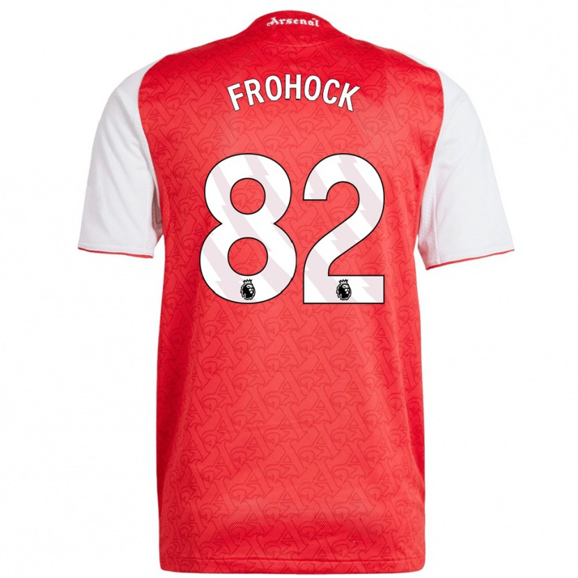 Danxen Herren Marley Frohock #82 Rot Weiß Heimtrikot Trikot 2025/26 T-Shirt Schweiz