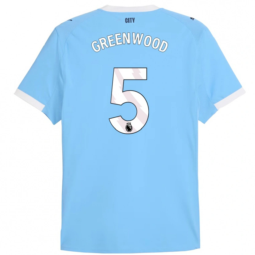 Danxen Herren Alex Greenwood #5 Himmelblau Weiß Heimtrikot Trikot 2025/26 T-Shirt Schweiz