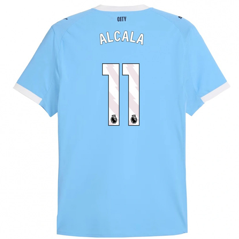 Danxen Herren Álex Alcalá #11 Himmelblau Weiß Heimtrikot Trikot 2025/26 T-Shirt Schweiz