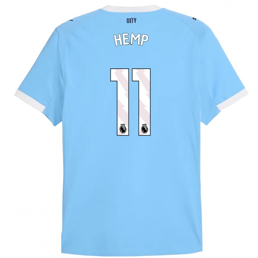 Danxen Herren Lauren Hemp #11 Himmelblau Weiß Heimtrikot Trikot 2025/26 T-Shirt Schweiz
