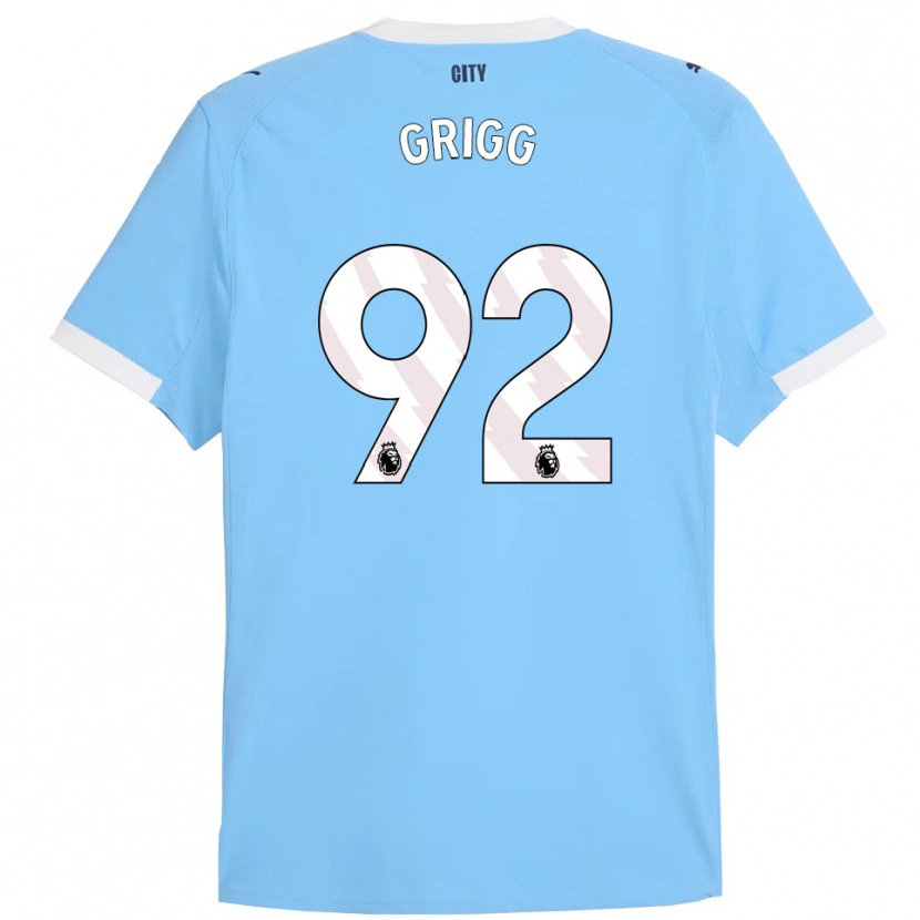 Danxen Herren Finley Grigg #92 Himmelblau Weiß Heimtrikot Trikot 2025/26 T-Shirt Schweiz