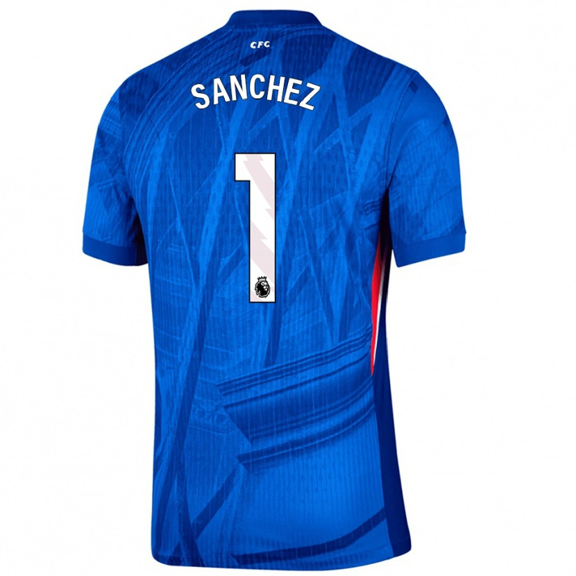 Danxen Herren Robert Sánchez #1 Blau Weiß Heimtrikot Trikot 2025/26 T-Shirt Schweiz