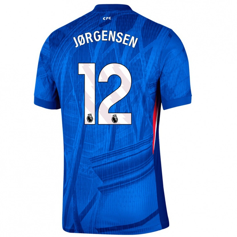 Danxen Herren Filip Jørgensen #12 Blau Weiß Heimtrikot Trikot 2025/26 T-Shirt Schweiz