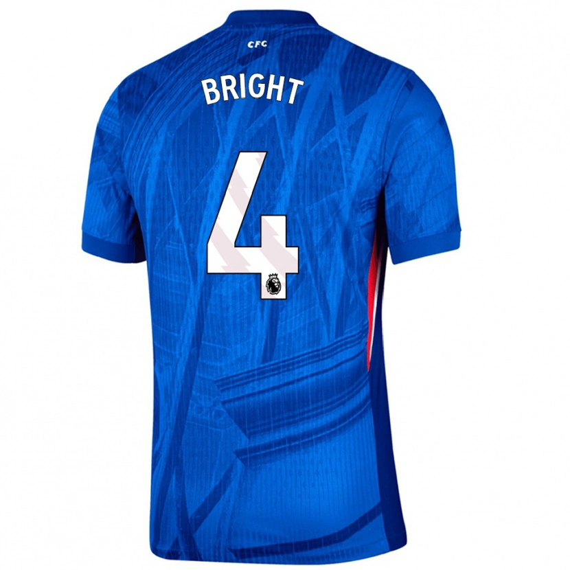 Danxen Herren Millie Bright #4 Blau Weiß Heimtrikot Trikot 2025/26 T-Shirt Schweiz