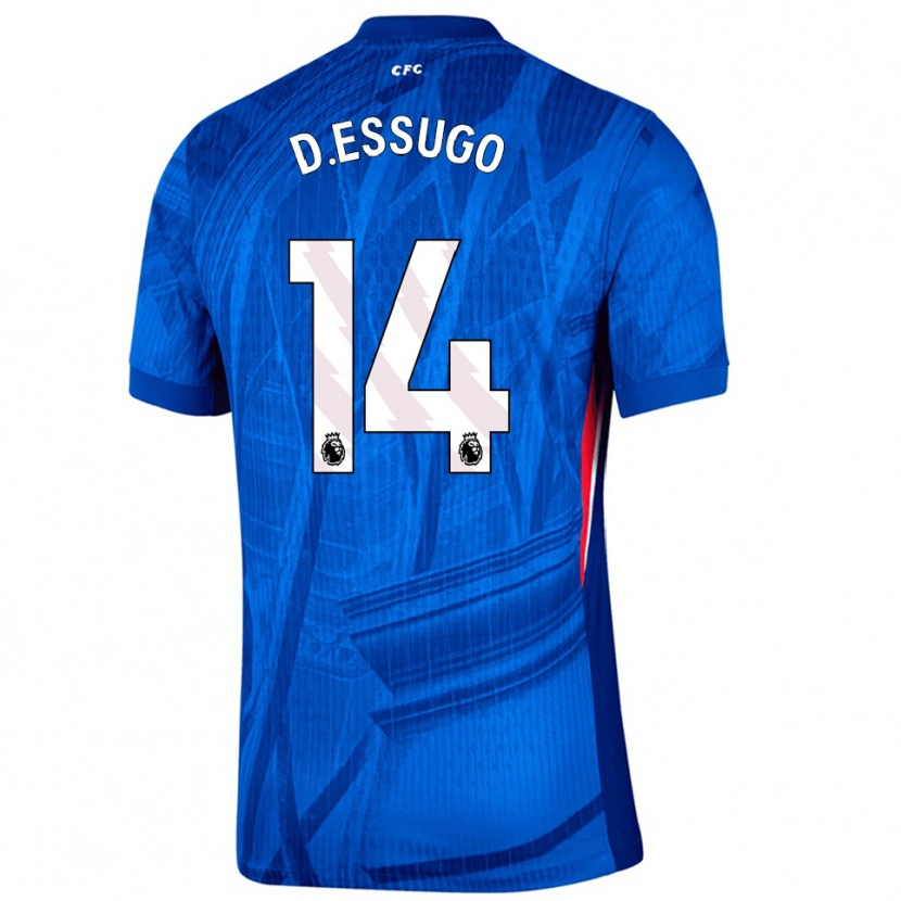 Danxen Herren Dário Essugo #14 Blau Weiß Heimtrikot Trikot 2025/26 T-Shirt Schweiz