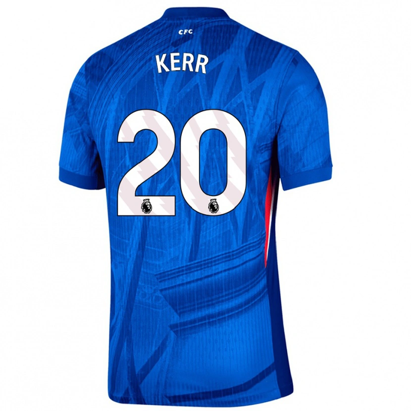 Danxen Herren Sam Kerr #20 Blau Weiß Heimtrikot Trikot 2025/26 T-Shirt Schweiz