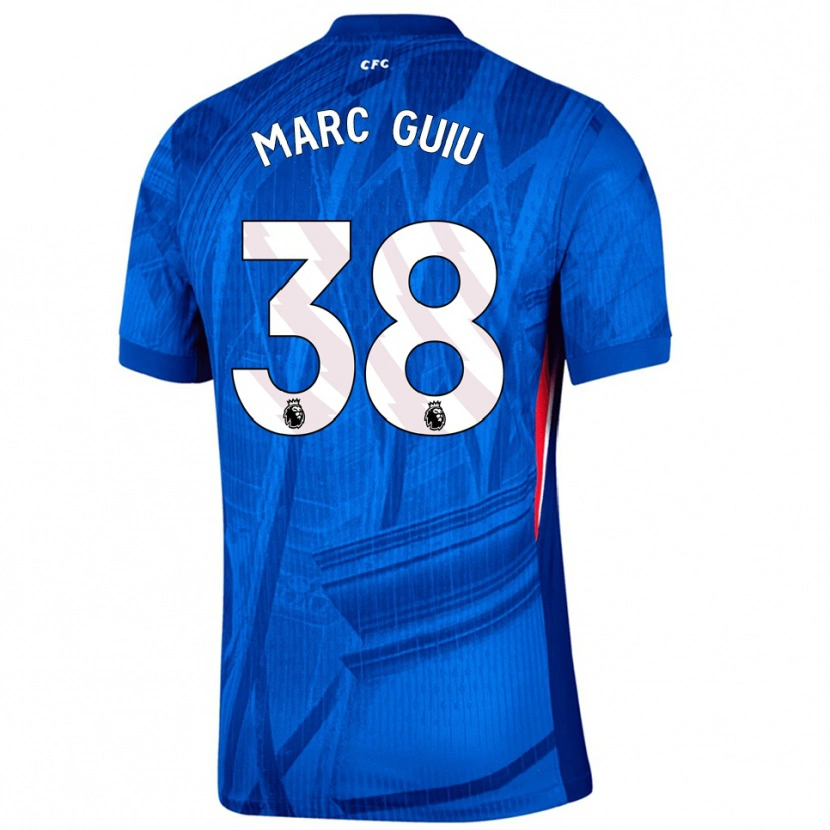 Danxen Herren Marc Guiu #38 Blau Weiß Heimtrikot Trikot 2025/26 T-Shirt Schweiz
