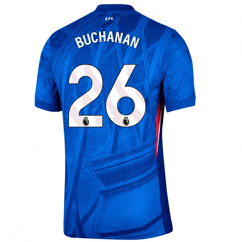 Danxen Herren Kadeisha Buchanan #26 Blau Weiß Heimtrikot Trikot 2025/26 T-Shirt Schweiz