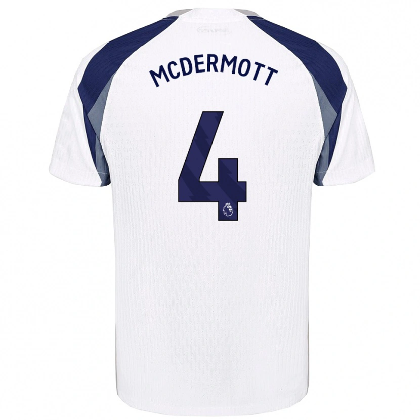 Danxen Herren Pele Arganese-Mcdermott #4 Weiß Marineblau Heimtrikot Trikot 2025/26 T-Shirt Schweiz