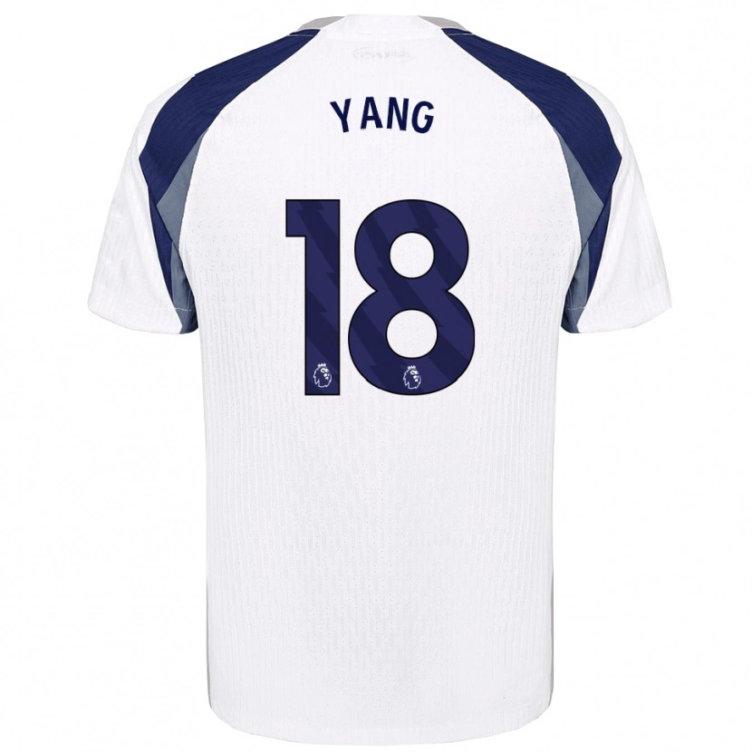 Danxen Herren Min-Hyeok Yang #18 Weiß Marineblau Heimtrikot Trikot 2025/26 T-Shirt Schweiz