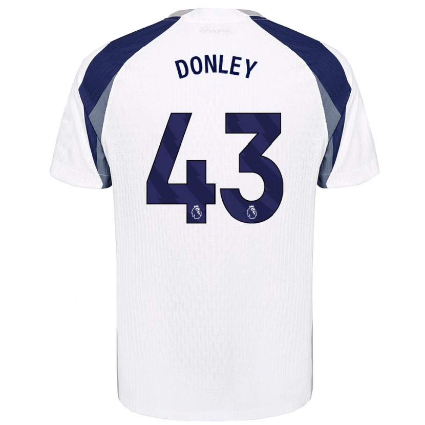 Danxen Herren Jamie Donley #43 Weiß Marineblau Heimtrikot Trikot 2025/26 T-Shirt Schweiz