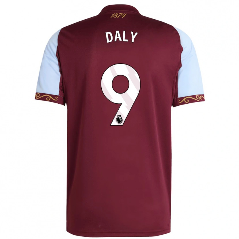 Danxen Herren Rachel Daly #9 Burgunderrot Himmelblau Heimtrikot Trikot 2025/26 T-Shirt Schweiz
