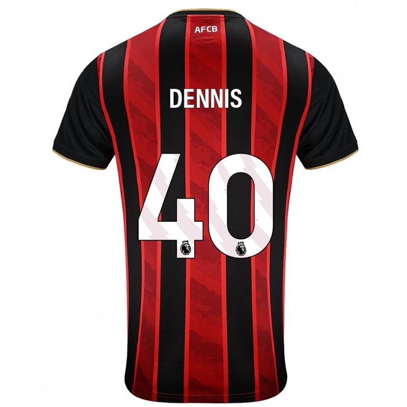 Danxen Herren Will Dennis #40 Rot Schwarz Heimtrikot Trikot 2025/26 T-Shirt Schweiz