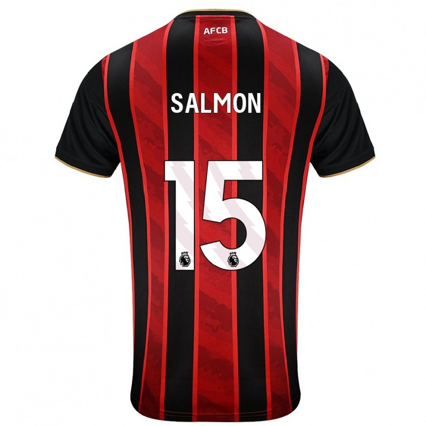 Danxen Herren Josh Salmon #15 Rot Schwarz Heimtrikot Trikot 2025/26 T-Shirt Schweiz