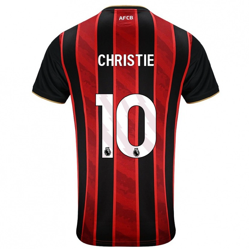 Danxen Herren Ryan Christie #10 Rot Schwarz Heimtrikot Trikot 2025/26 T-Shirt Schweiz