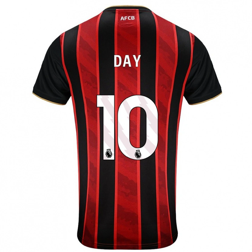 Danxen Herren Jonny Day #10 Rot Schwarz Heimtrikot Trikot 2025/26 T-Shirt Schweiz