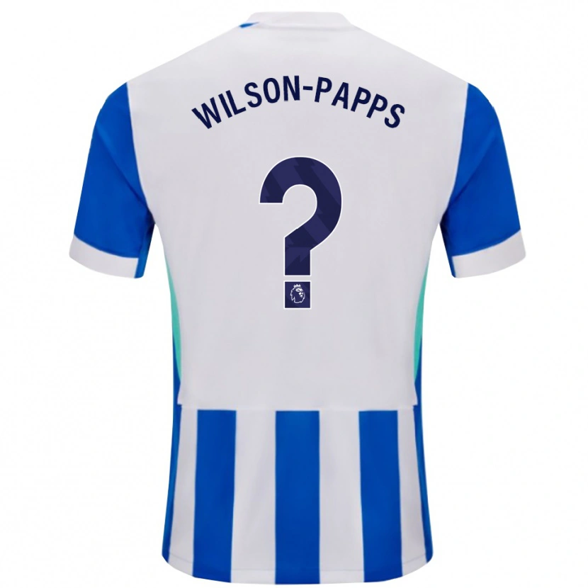 Danxen Herren Charlie Wilson-Papps #0 Blau Weiß Heimtrikot Trikot 2025/26 T-Shirt Schweiz