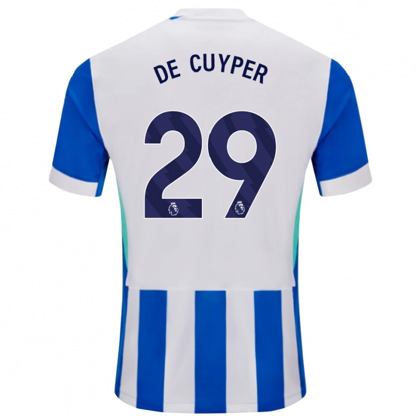 Danxen Herren Maxim De Cuyper #29 Blau Weiß Heimtrikot Trikot 2025/26 T-Shirt Schweiz