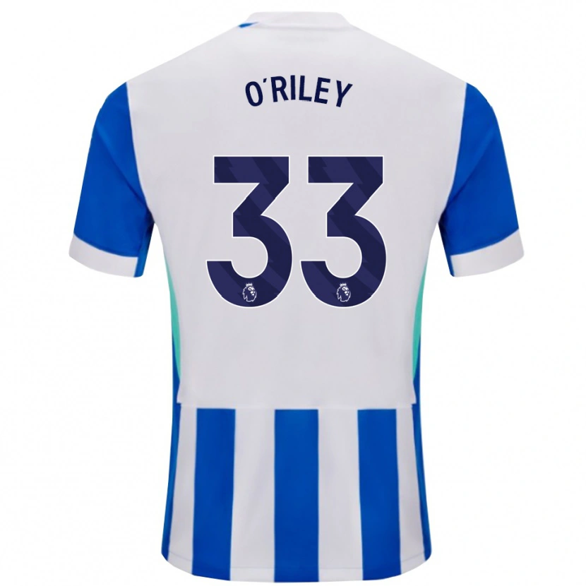 Danxen Herren Matt O'riley #33 Blau Weiß Heimtrikot Trikot 2025/26 T-Shirt Schweiz