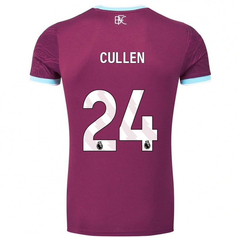 Danxen Herren Josh Cullen #24 Burgunderrot Himmelblau Heimtrikot Trikot 2025/26 T-Shirt Schweiz