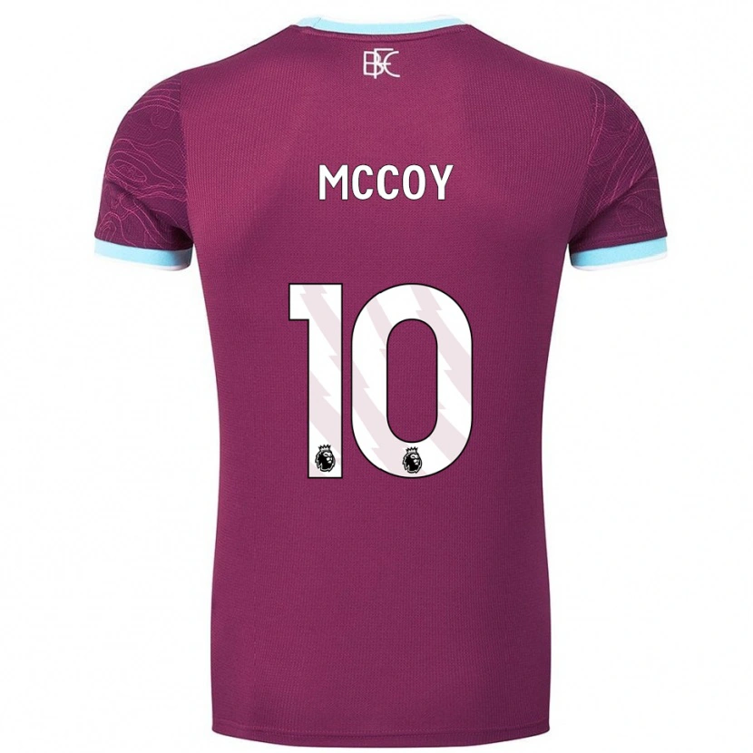 Danxen Herren Adam Mccoy #10 Burgunderrot Himmelblau Heimtrikot Trikot 2025/26 T-Shirt Schweiz