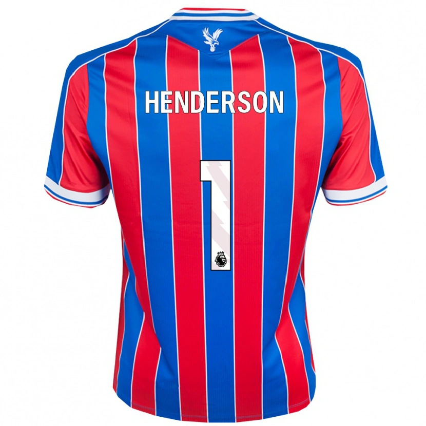 Danxen Herren Dean Henderson #1 Blau Rot Weiß Heimtrikot Trikot 2025/26 T-Shirt Schweiz