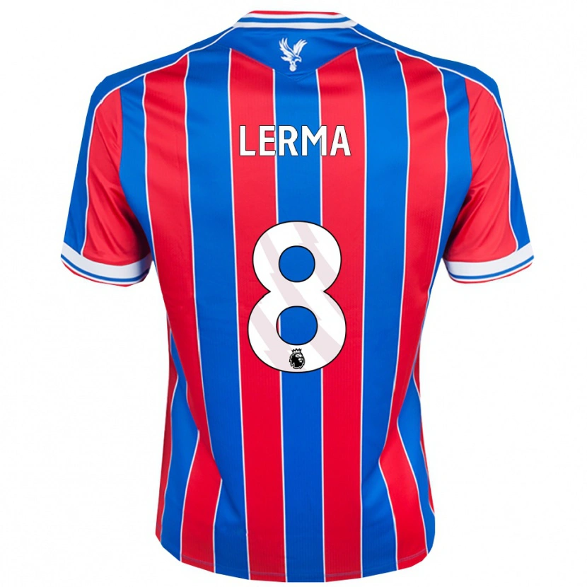 Danxen Herren Jefferson Lerma #8 Blau Rot Weiß Heimtrikot Trikot 2025/26 T-Shirt Schweiz