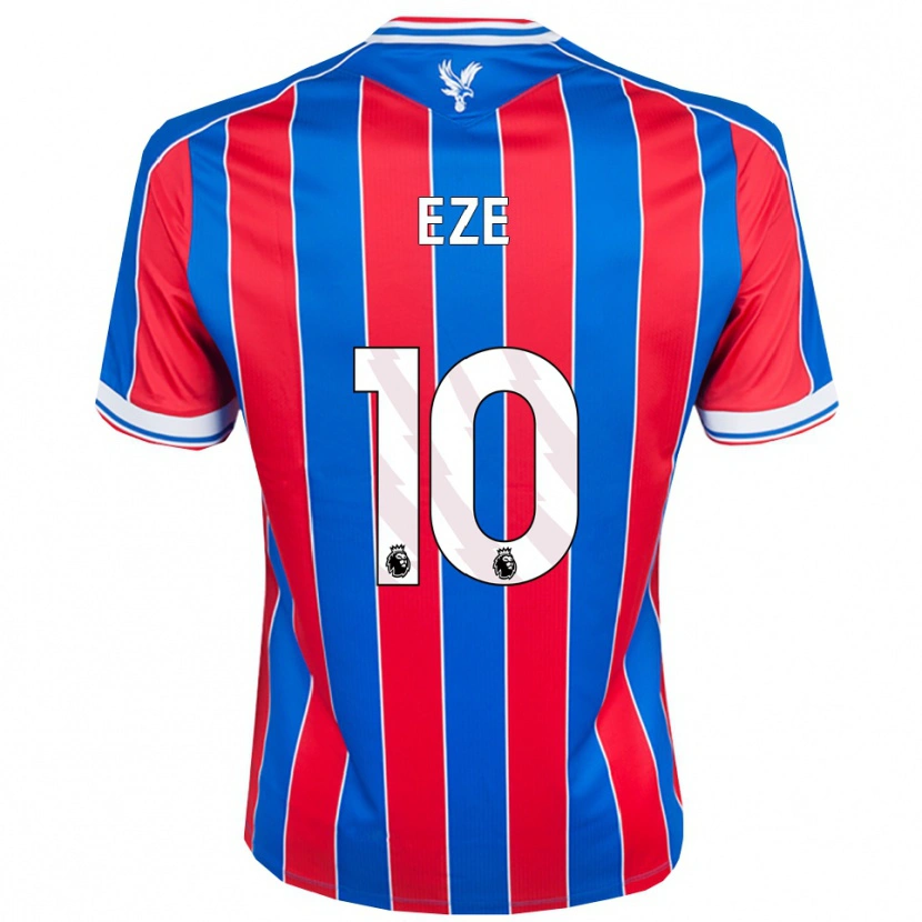 Danxen Herren Eberechi Eze #10 Blau Rot Weiß Heimtrikot Trikot 2025/26 T-Shirt Schweiz
