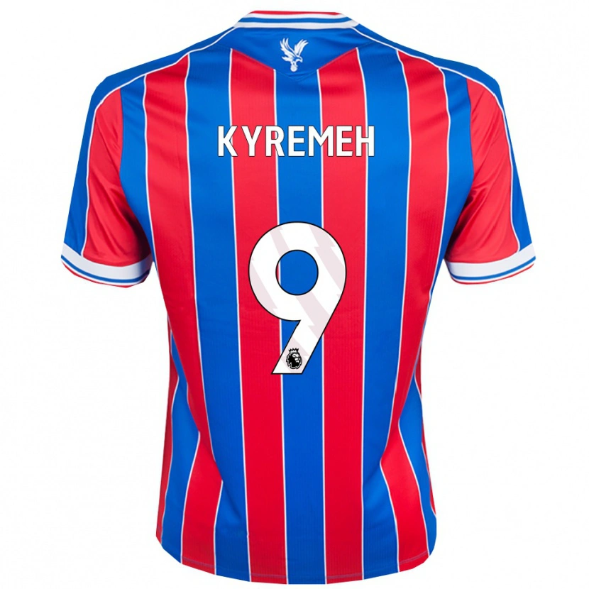 Danxen Herren Jerome Kyremeh #9 Blau Rot Weiß Heimtrikot Trikot 2025/26 T-Shirt Schweiz