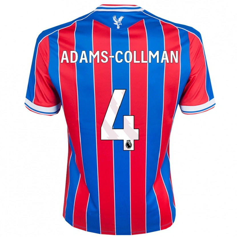 Danxen Herren Kai-Reece Adams-Collman #4 Blau Rot Weiß Heimtrikot Trikot 2025/26 T-Shirt Schweiz